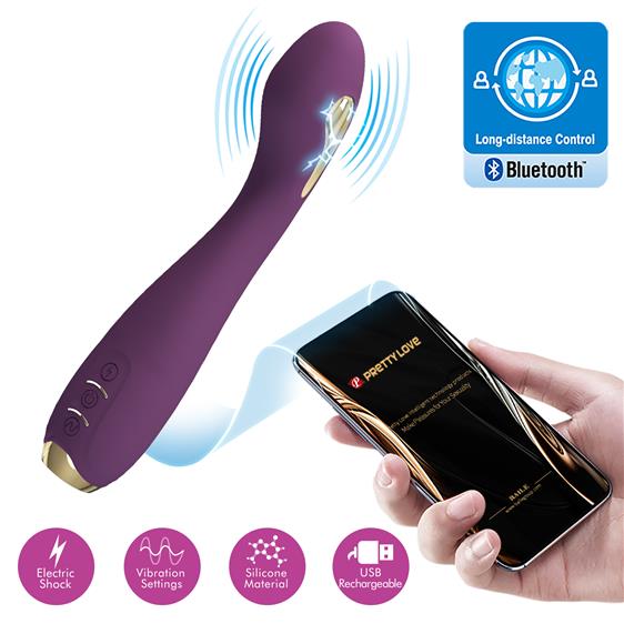  -   Hector Vibrator Dark Purple (App), 19,5  3,2 