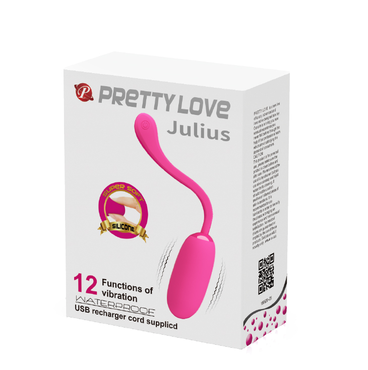    Pretty Love Julius Vibrating Egg, 12  , 19,6  3,3 
