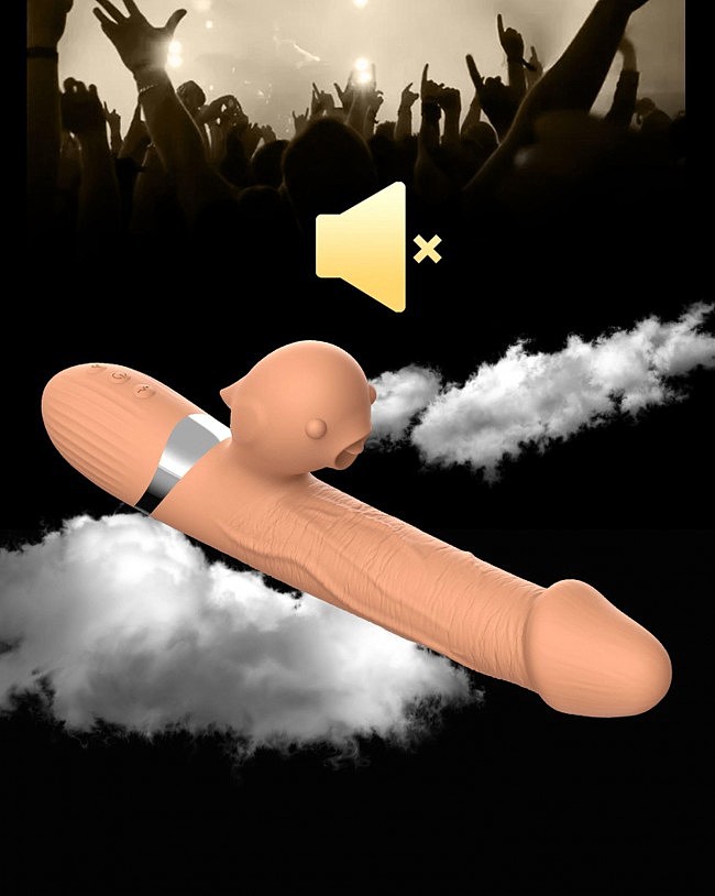 - Basia Thtusting Vibrator 2in1,  +  +  -, 24  3,5 