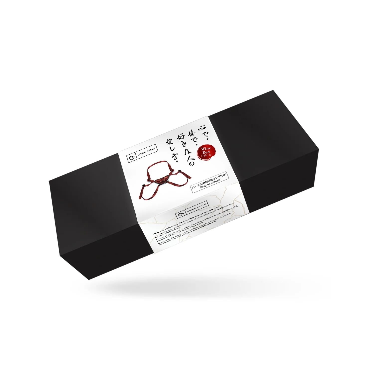    Liebe Seele Wine Red Strap-on Harness, 3  