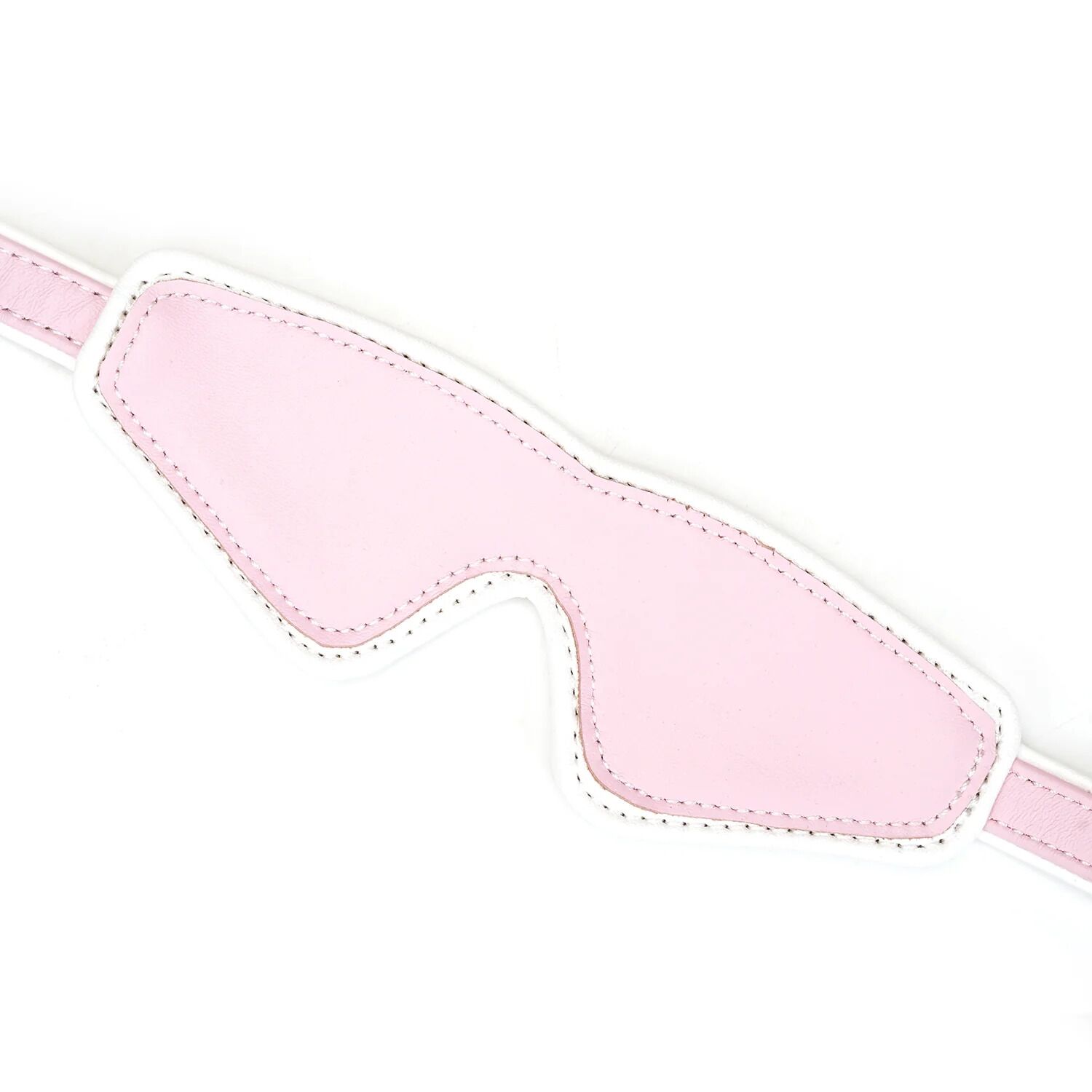  Liebe Seele White & Pink Fairy Goat Leather Blindfold, - 