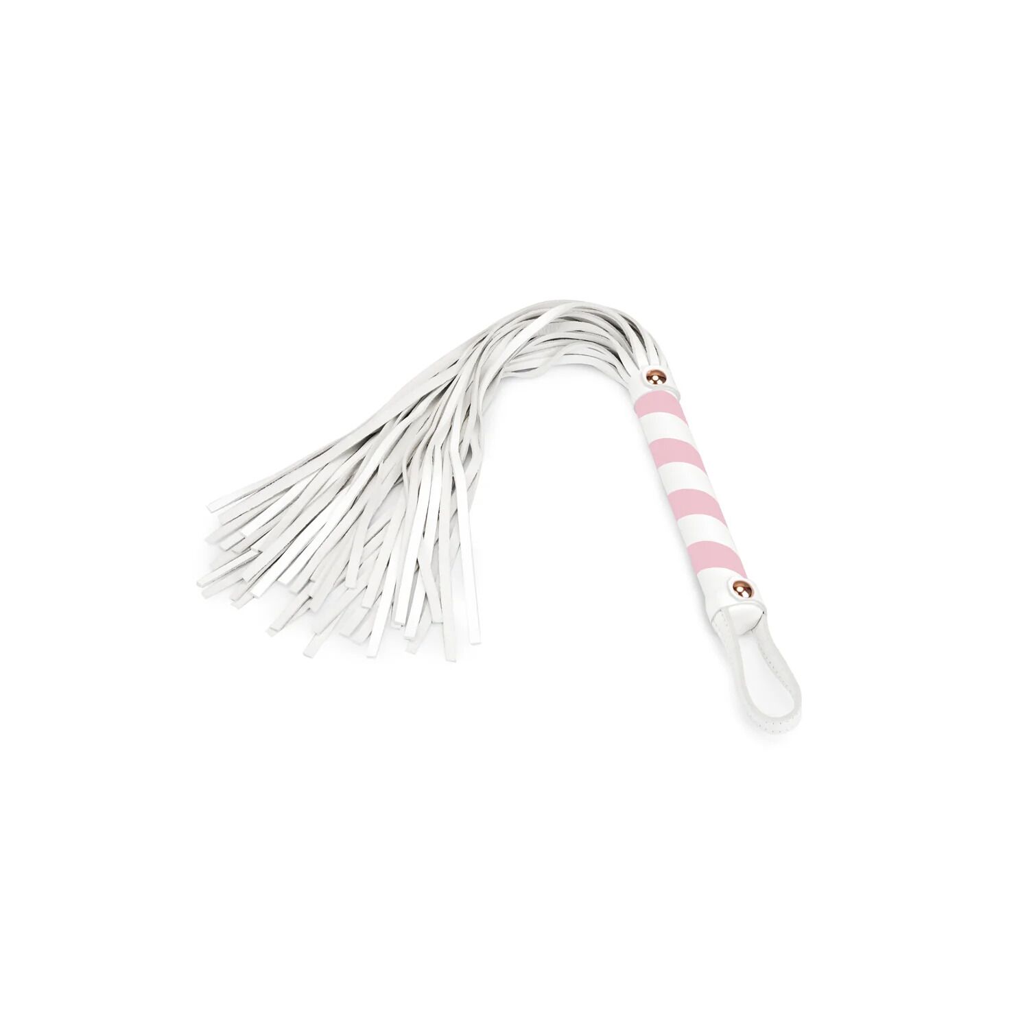  Liebe Seele White & Pink Leather Flogger -,  44,5 
