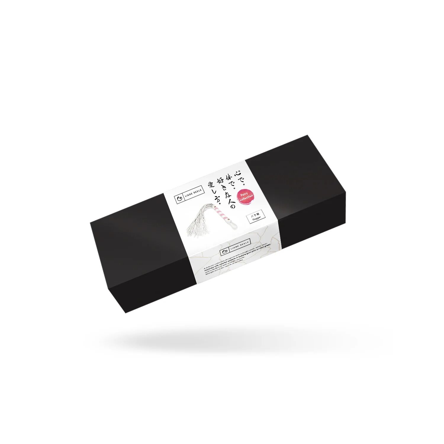  Liebe Seele White & Pink Leather Flogger -,  44,5 