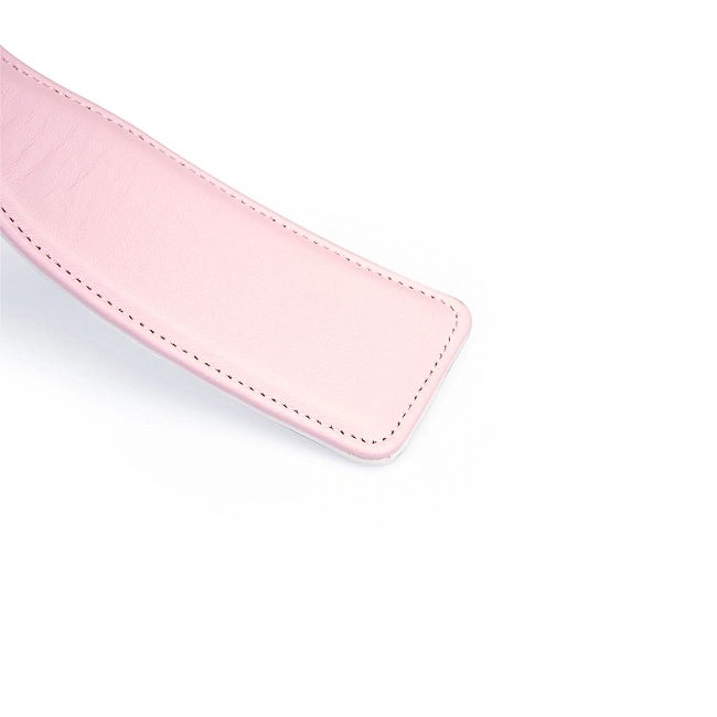 	  Liebe Seele White & Pink Leather Paddle,   ,  32 