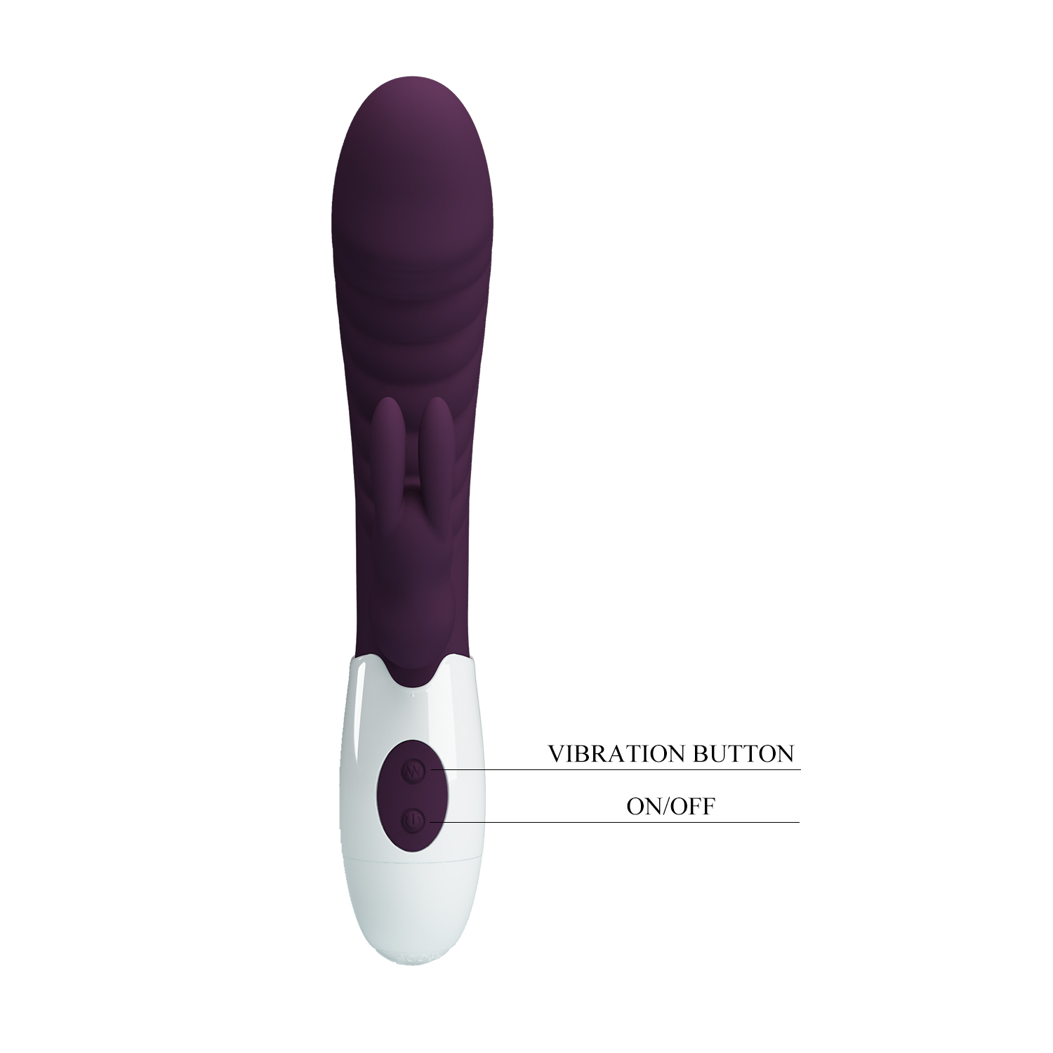 - Pretty Love Naughty Bunny Vibrator Dark Purple, 19,8  3,6 