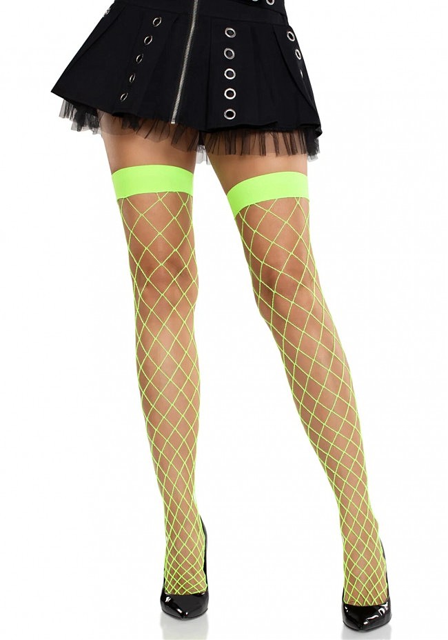    Leg Avenue Fence Net Thigh Highs, O/S