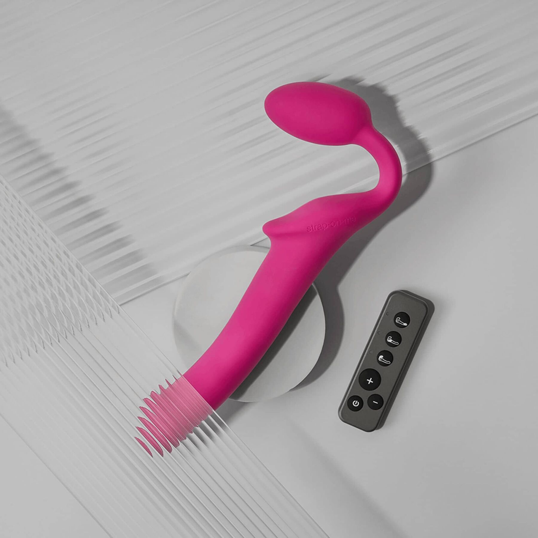     Strap-On-Me Vibrating Fuchsia,  