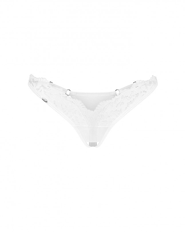 - Obsessive Arrowel White crotchless thong,   ,  