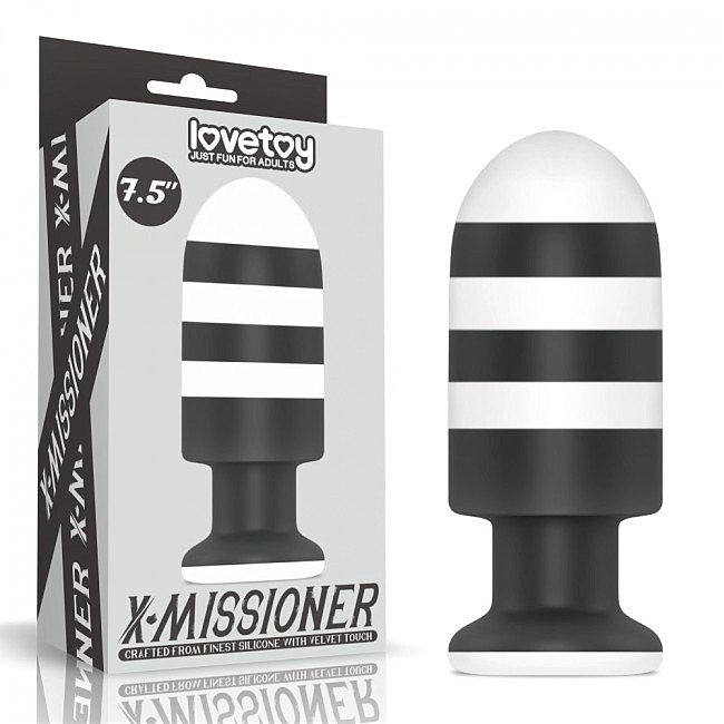      X-Missioner Butt Plug 7.5 LoveToy,  , 19,5  7,7 