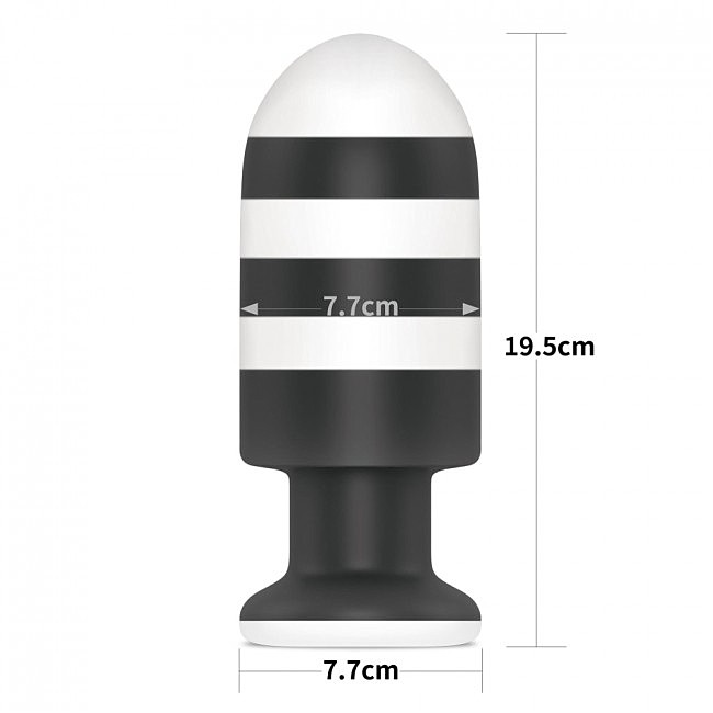      X-Missioner Butt Plug 7.5 LoveToy,  , 19,5  7,7 