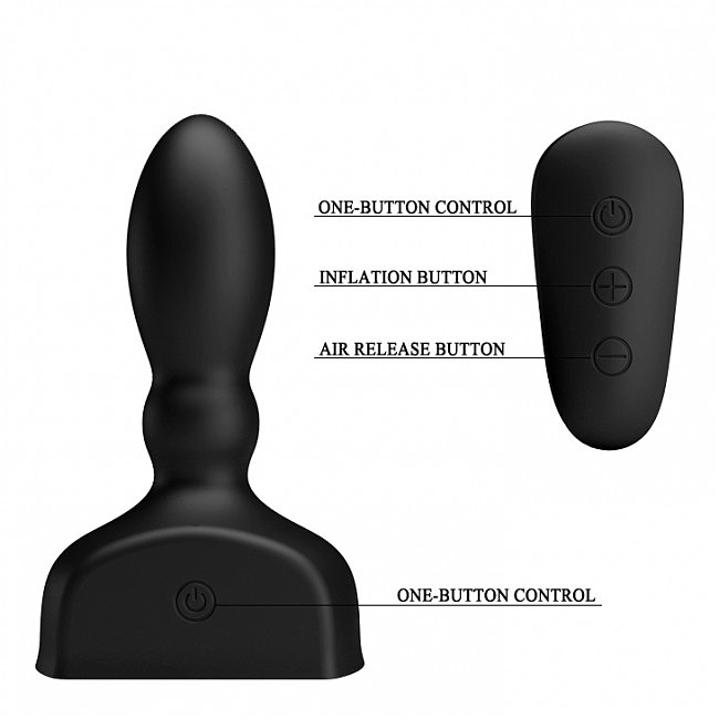      Mr.Play Inflatable Anal Plug Baile, 11,8  3,3 
