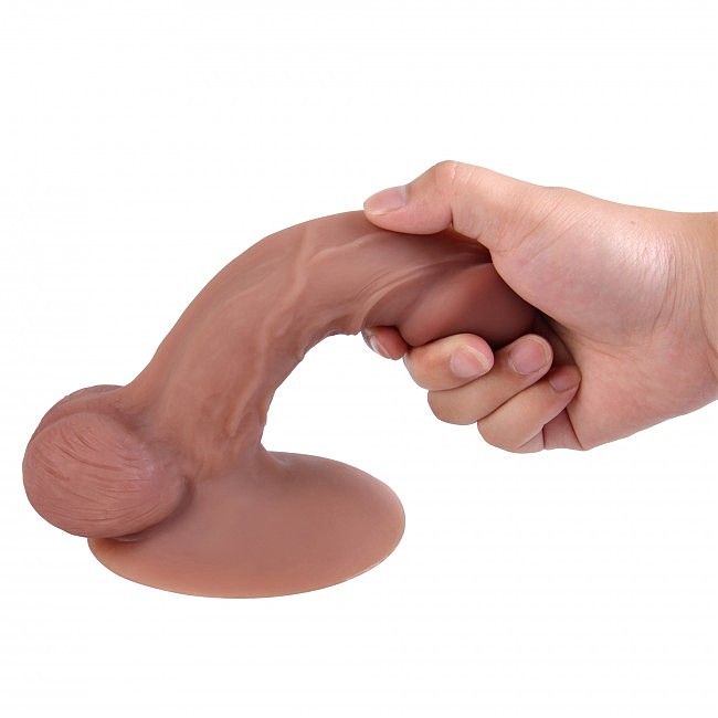 ����������� ������������� �� �������� Erospace Natural Play Silicone Dildo D4, 21 � 4 ��