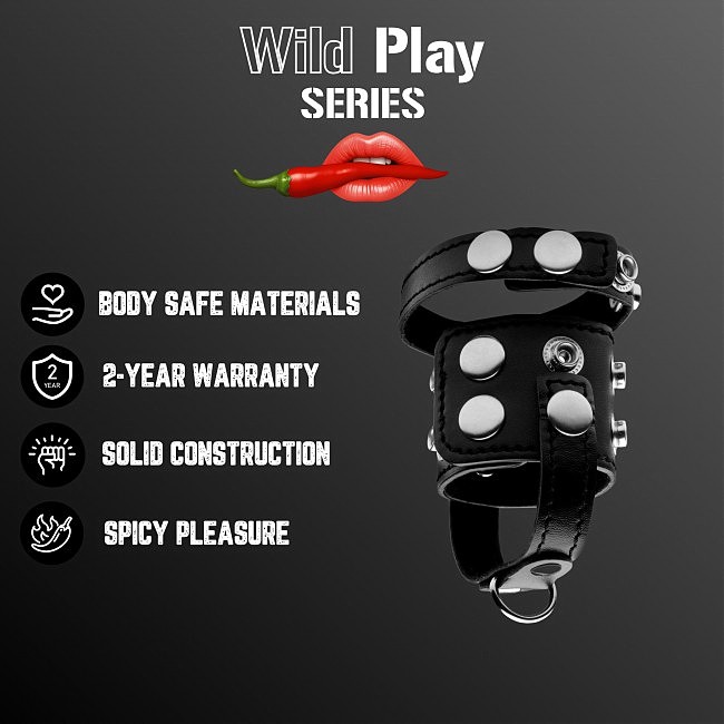       Erospace Wild Play Cock And Ball Strap C20, 