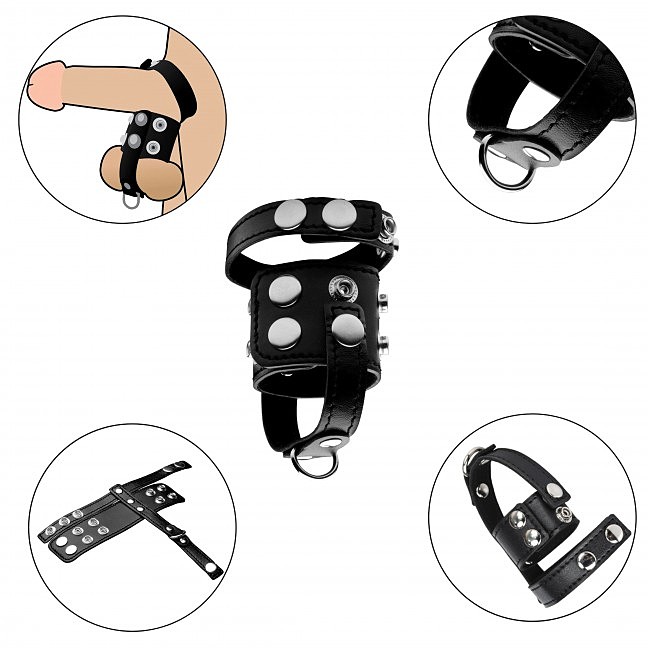       Erospace Wild Play Cock And Ball Strap C20, 