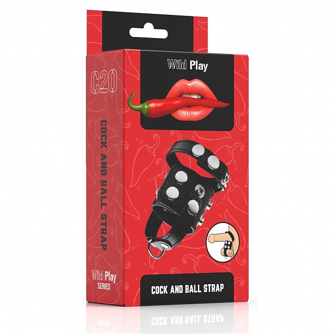       Erospace Wild Play Cock And Ball Strap C20, 