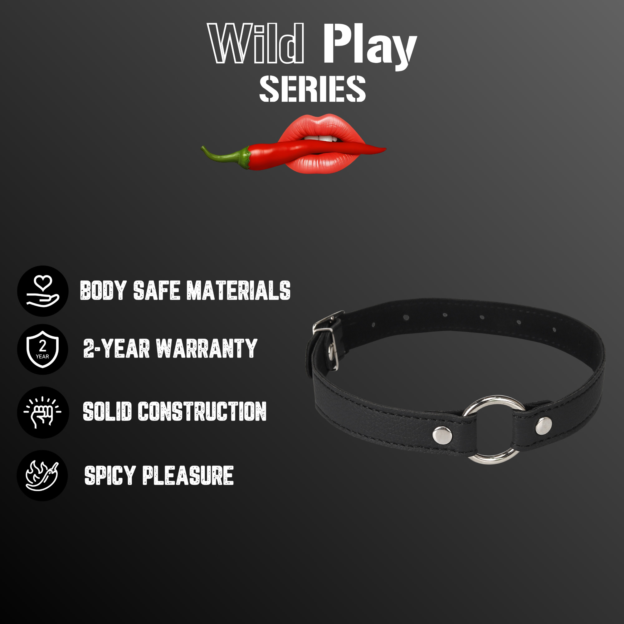    Erospace Wild Play Choker With Ring C17, 