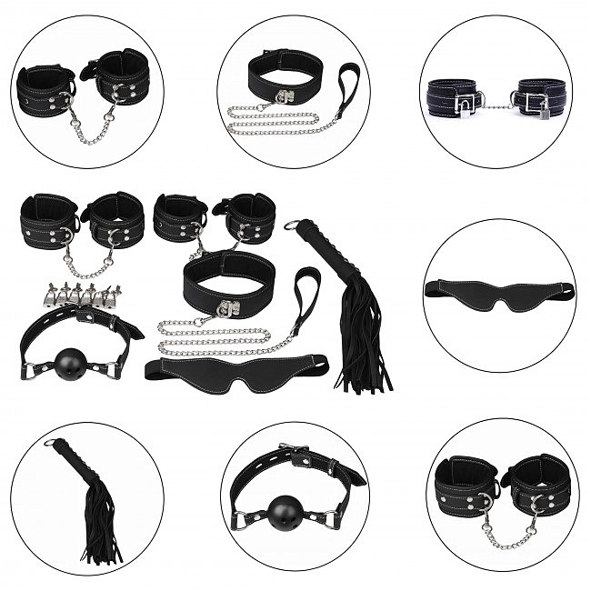   Erospace Wild Play Luxury BDSM Set 7 pcs C10, 7 , 