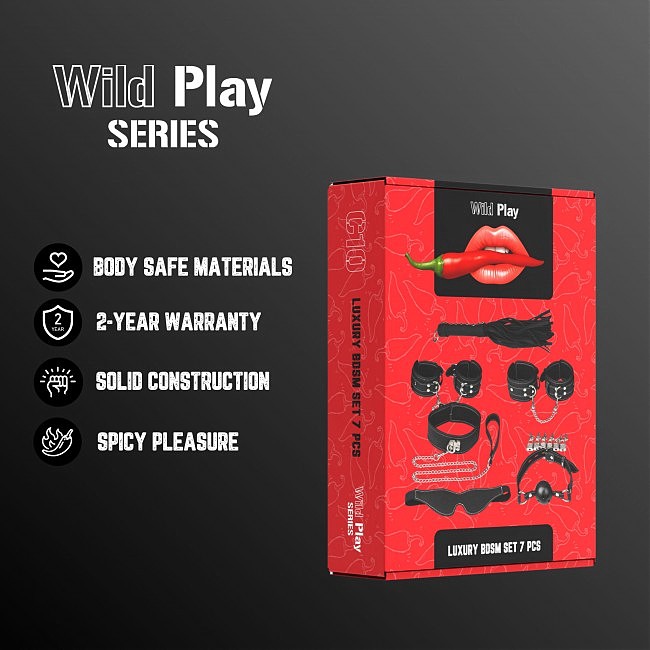   Erospace Wild Play Luxury BDSM Set 7 pcs C10, 7 , 
