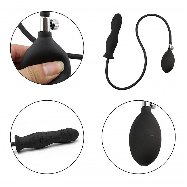 �������� �������� ������ Erospace Wild Play Inflatable Anal Plug C6, 15,3 � 3,5 ��