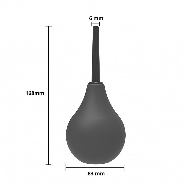   Erospace Wild Play Anal Douche C5 Black,  224 