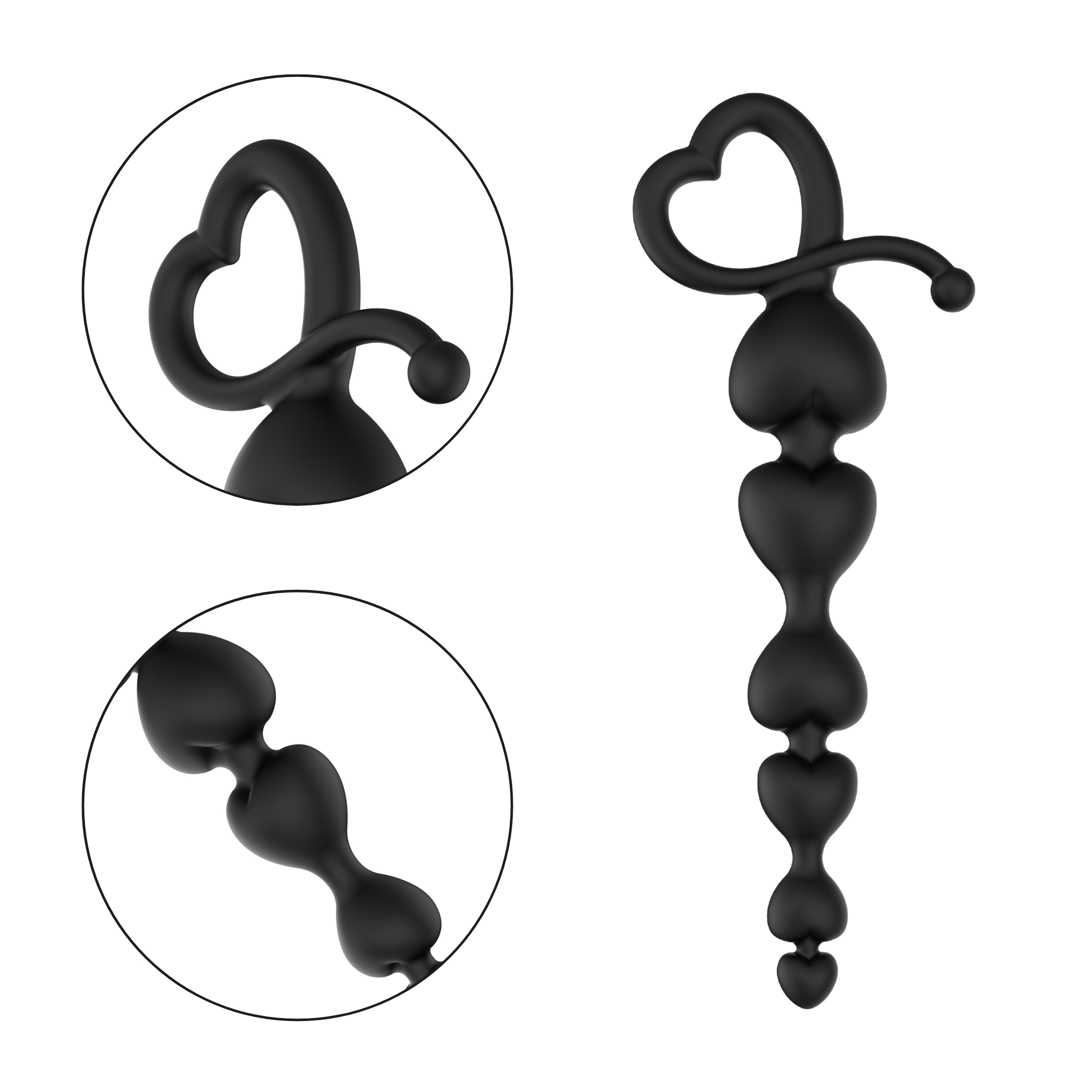 ����������� �������� ������� Erospace Wild Play Anal Beads C2 � ���� ��������, 18,3 � 3,2 ��