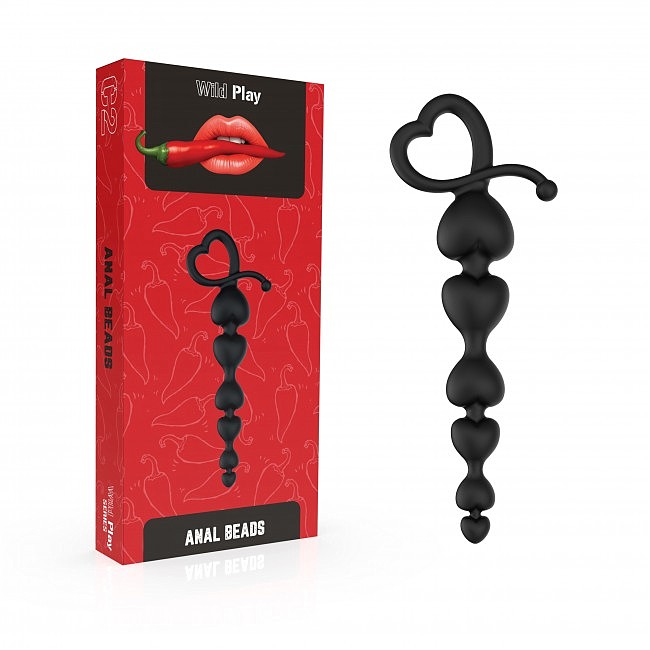 ����������� �������� ������� Erospace Wild Play Anal Beads C2 � ���� ��������, 18,3 � 3,2 ��
