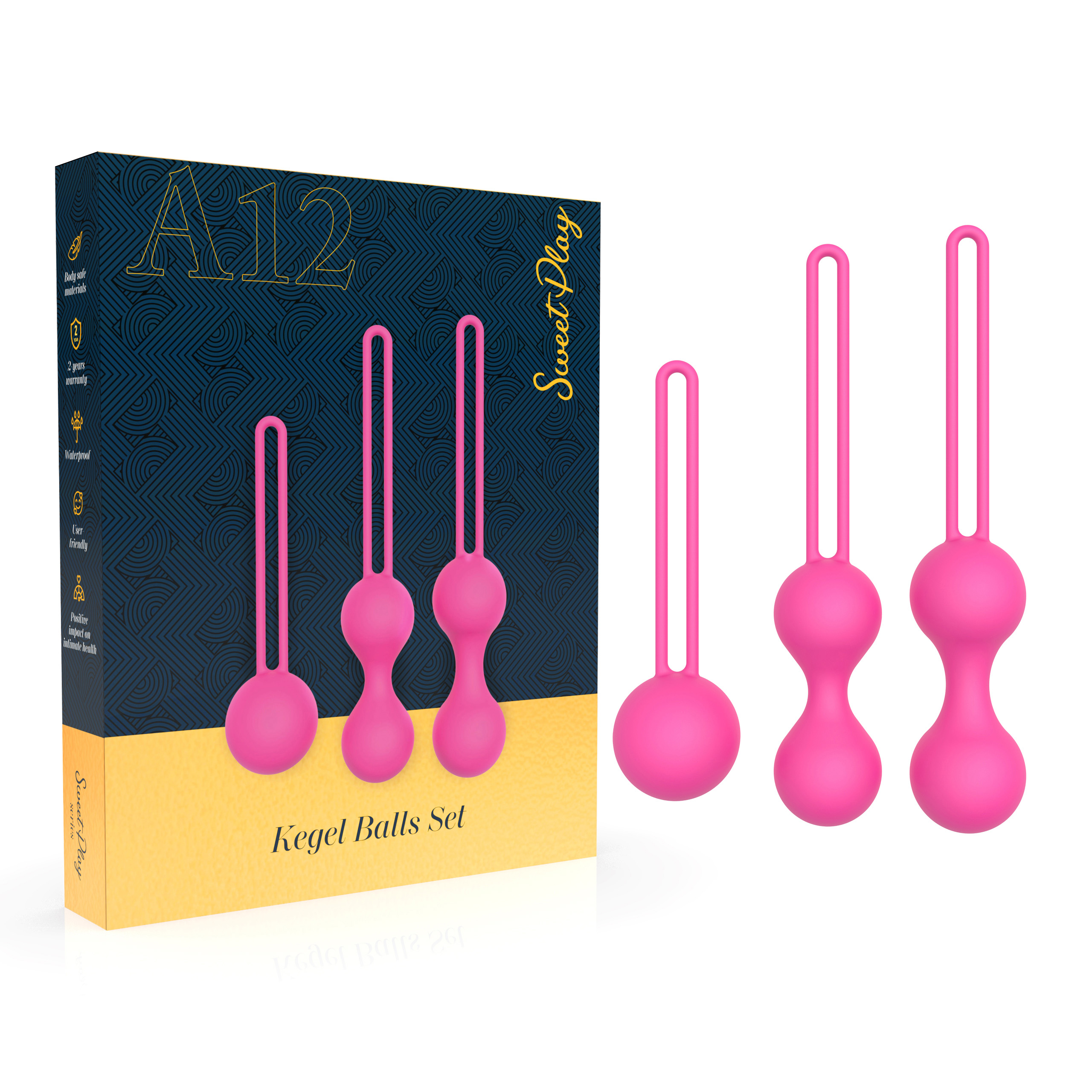    Erospace Sweet Play Kegel Balls Set A12