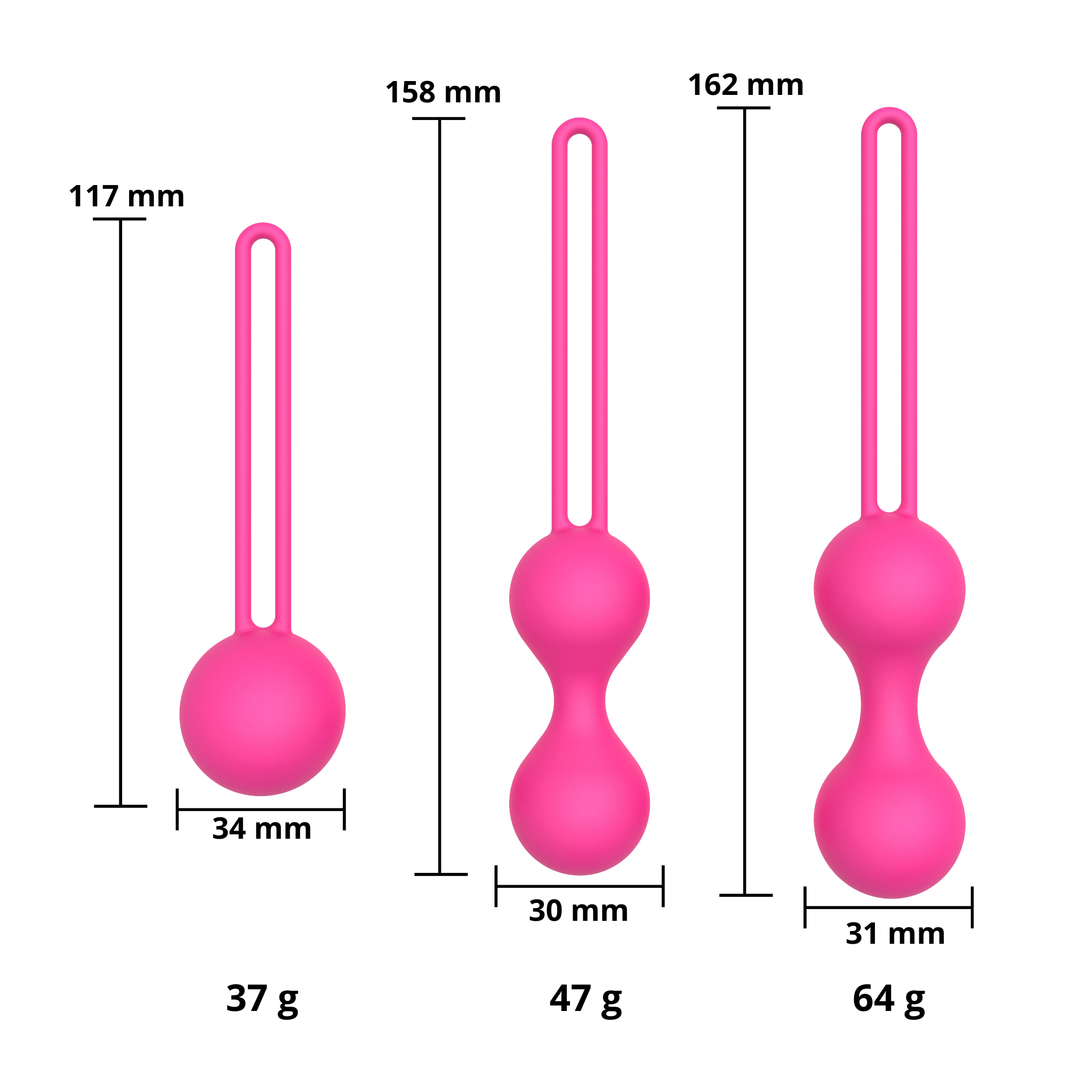    Erospace Sweet Play Kegel Balls Set A12