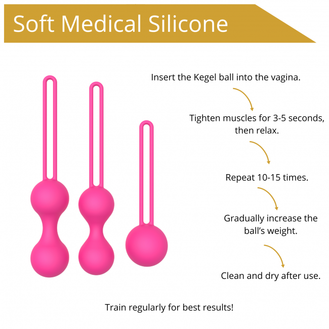    Erospace Sweet Play Kegel Balls Set A12