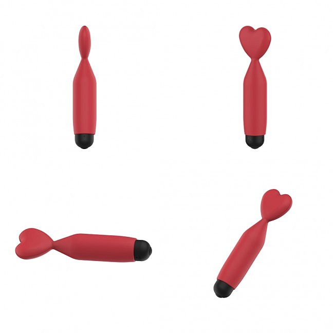  - Erospace Sweet Play Mini Heart Vibrator A14, 10  