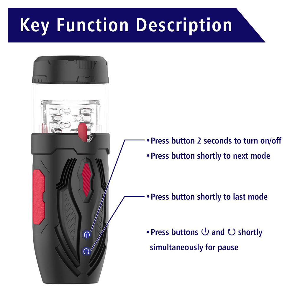       Erospace Mens Play Automatic Male Masturbator B1, 7  