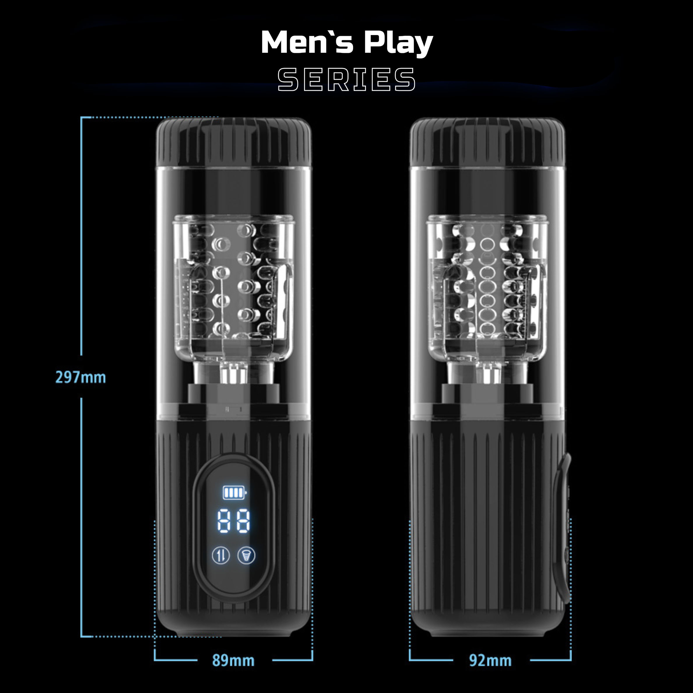   Mens Play Automatic Thrusting Masturbator B2, ++ 