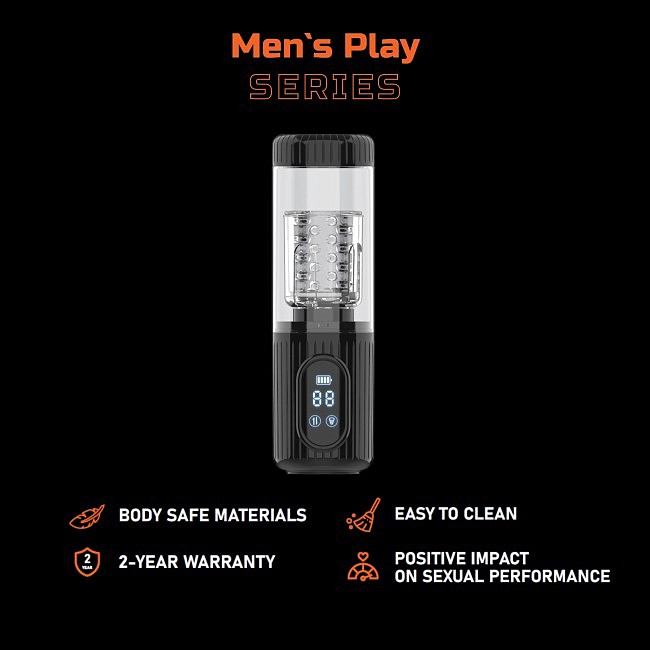   Mens Play Automatic Thrusting Masturbator B2, ++ 