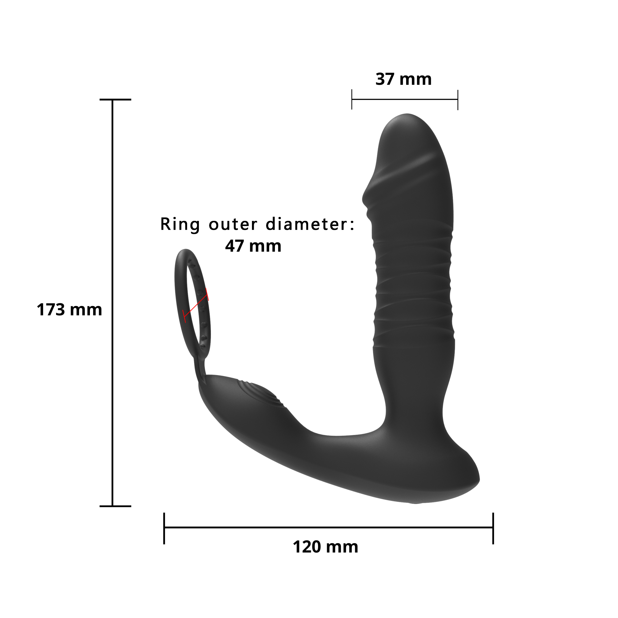 -  Mens Play Thrusting Prostate Massager APP Controlled B5   