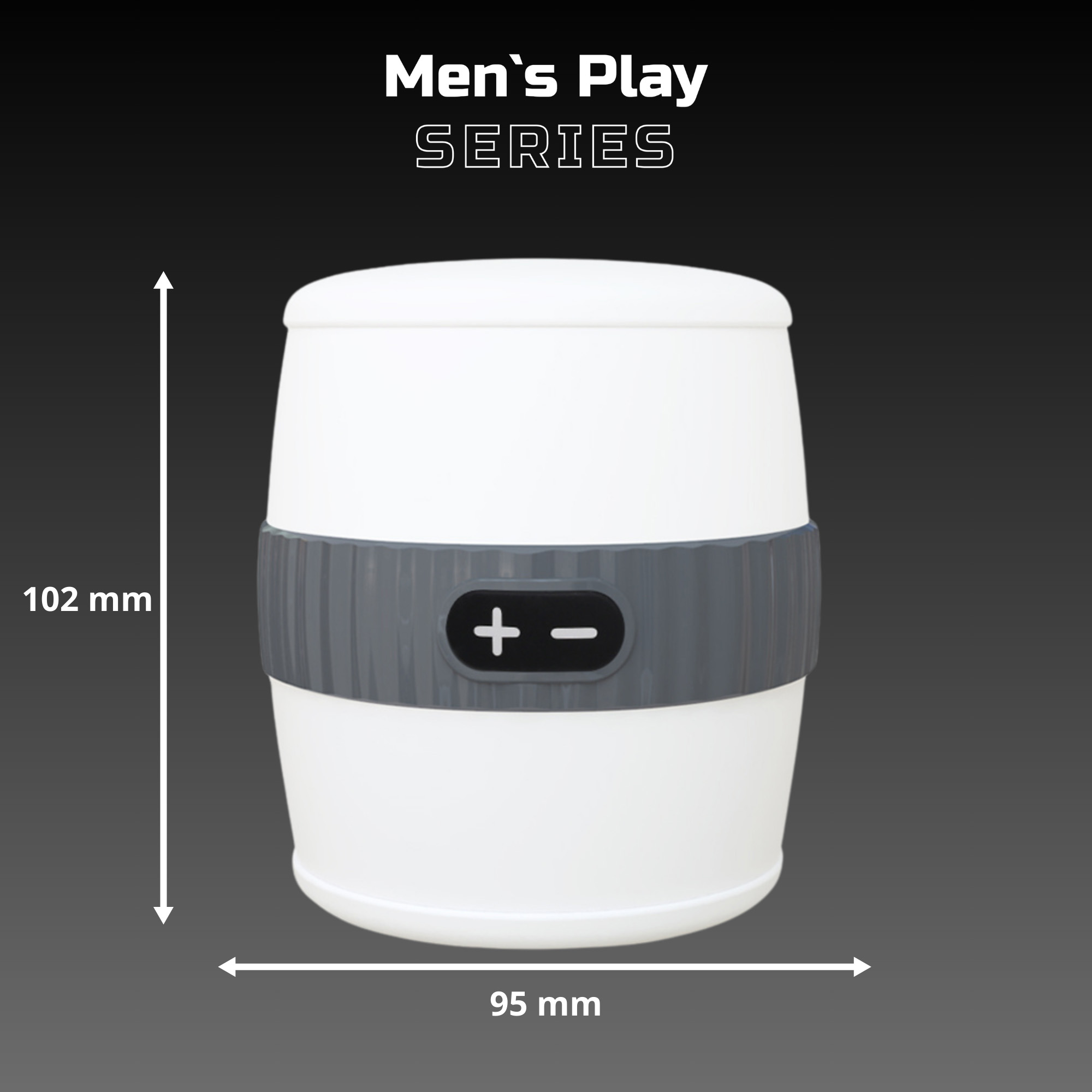   Erospace Mens Play Vibrating Male Masturbator B3, 12  