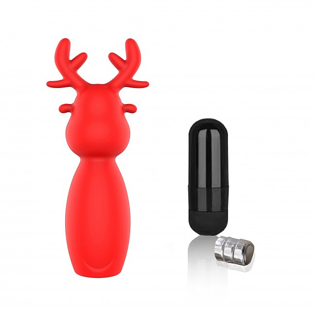 -    Erospace Sweet Play Mini Reindeer Vibrator A10, 8,8  3,5 