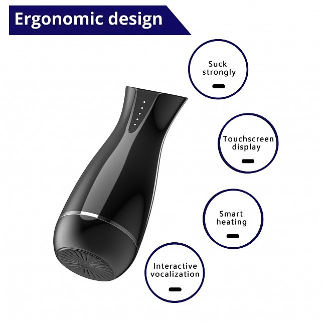   ,    Mens Play Vacuum Male Masturbator B6, 25,5  9,1 