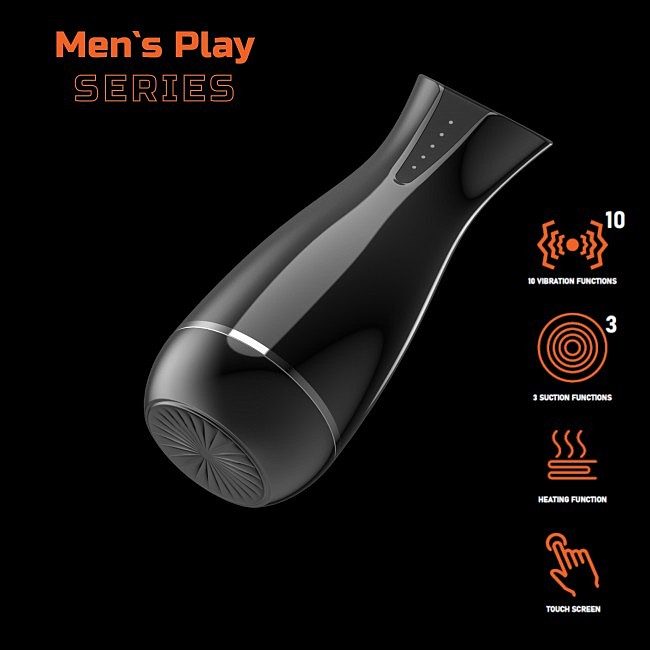   ,    Mens Play Vacuum Male Masturbator B6, 25,5  9,1 