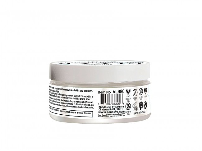    Sensuva ELXYR Foot Scrub Peppermint (236 )