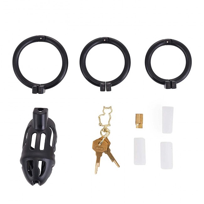    LOCKINK SEVANDA Plastic Penis Chastity Cage, , 3   