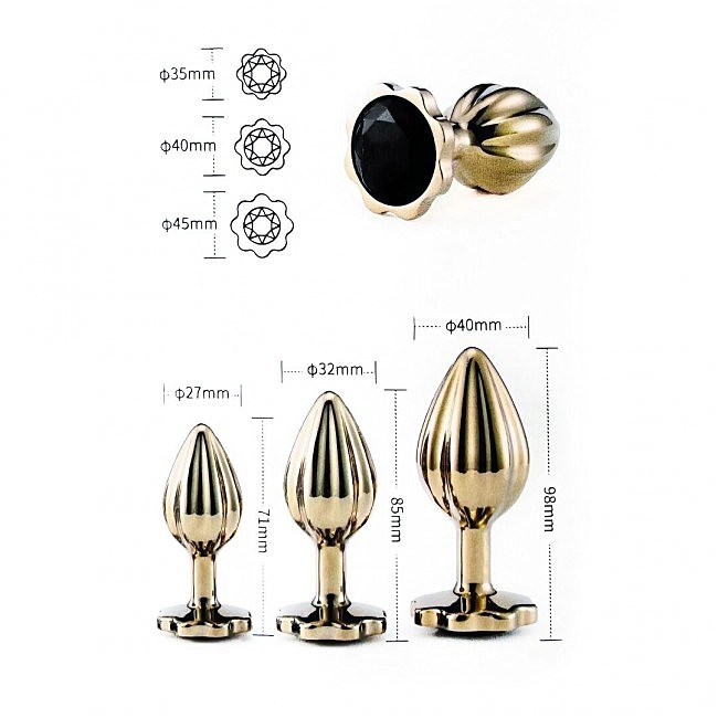    LOCKINK YEAHWOW Nympho Butt Plug Set   , 