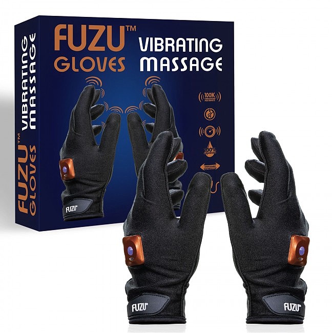  () FUZU Gloves Vibrating Massage Two Hands, 11  