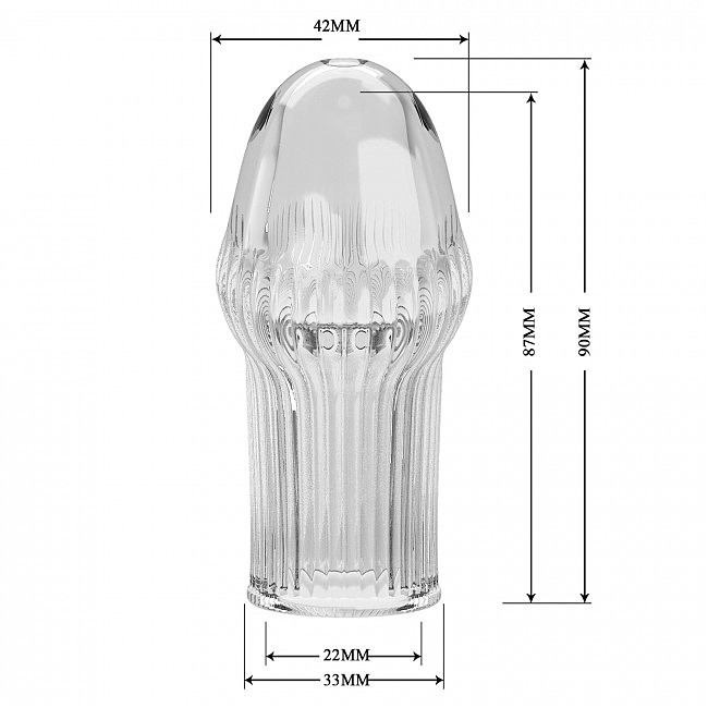 ������� �� ���� Pretty Love Huel Penis Thicker Flesh, ��������� ��� ���������, 9 � 4,2 ��