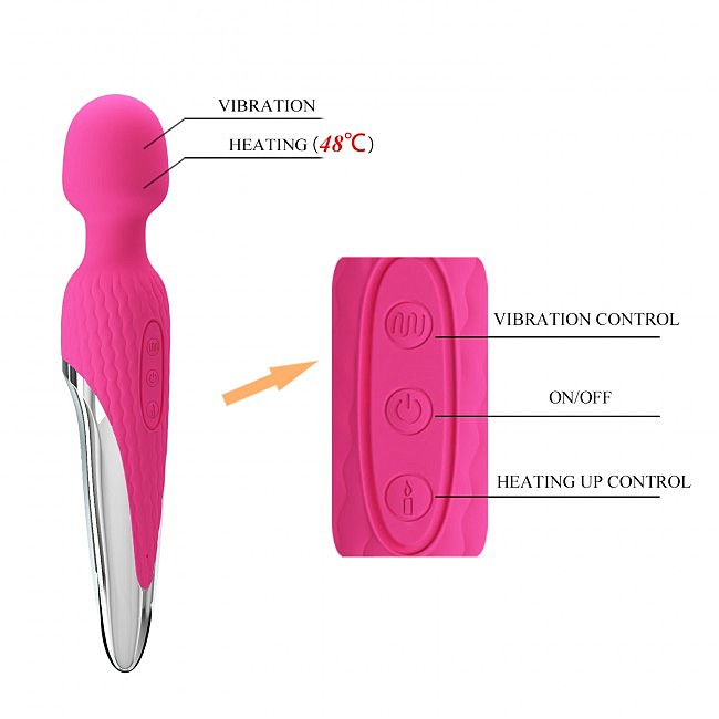  ������������� Pretty Love Antony Heat Massager, ������� ���������, 26 � 4,8 ��