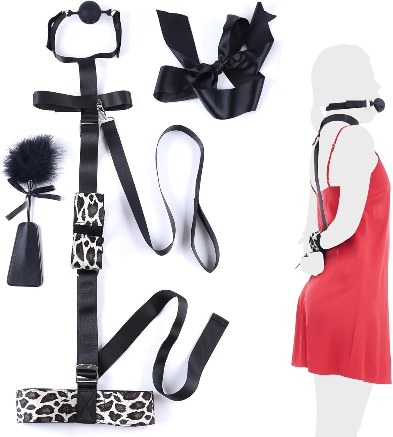 ��������� ����-����� LOCKINK YEAHWOW Armbinder Restraint Set Black, ������