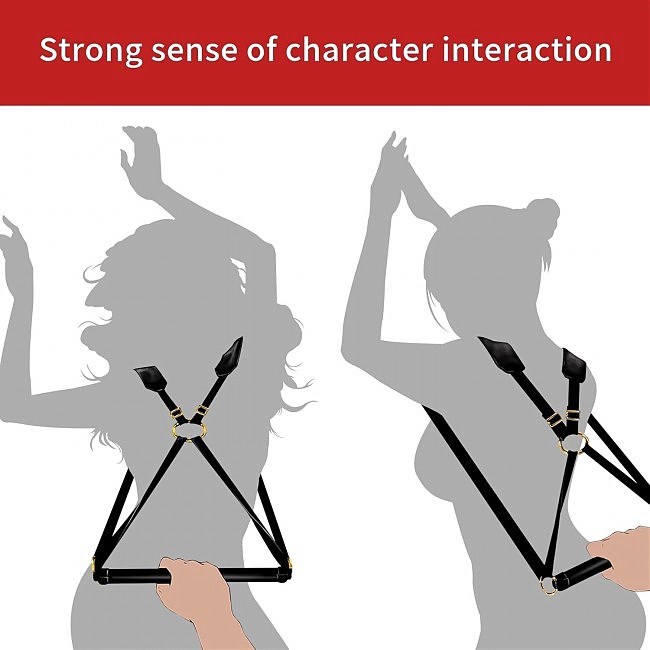 ��������� ����� LOCKINK YEAHWOW Black Doggy Style Saddle set