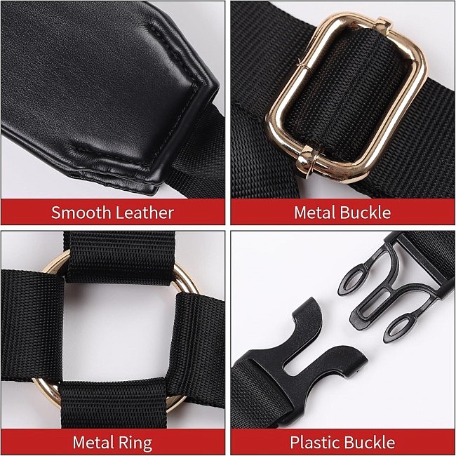 ��������� ����� LOCKINK YEAHWOW Black Doggy Style Saddle set