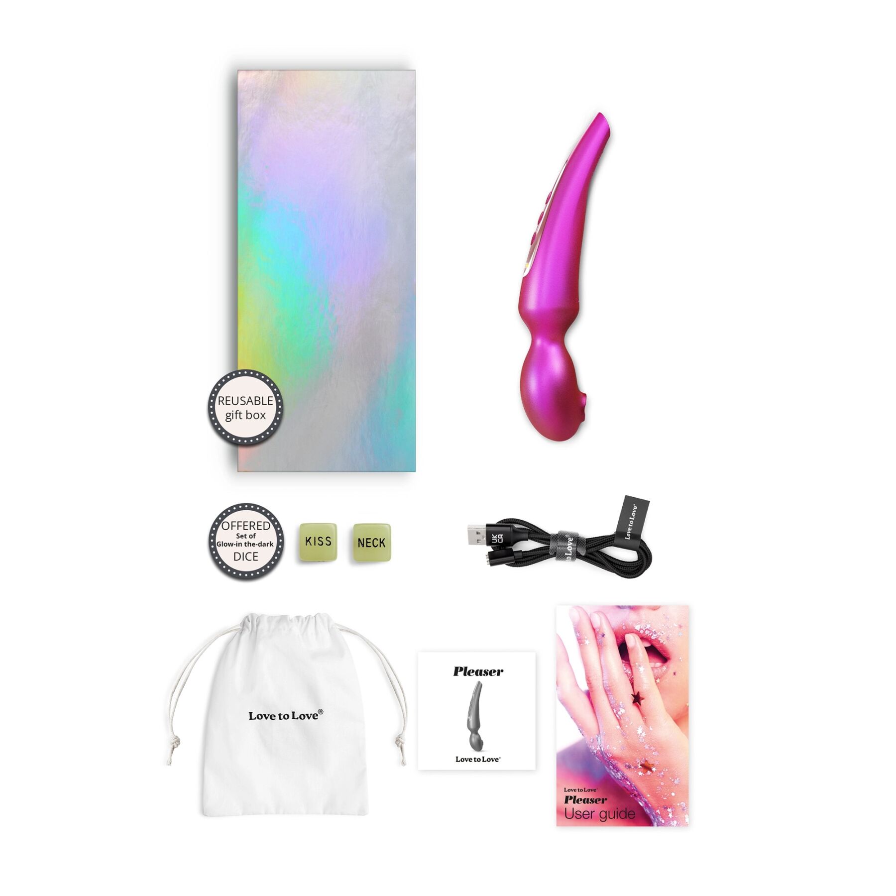 ������������� � ��������� ������� Love To Love Pleaser Iridescent Berry, 22,6 � 4,5 ��