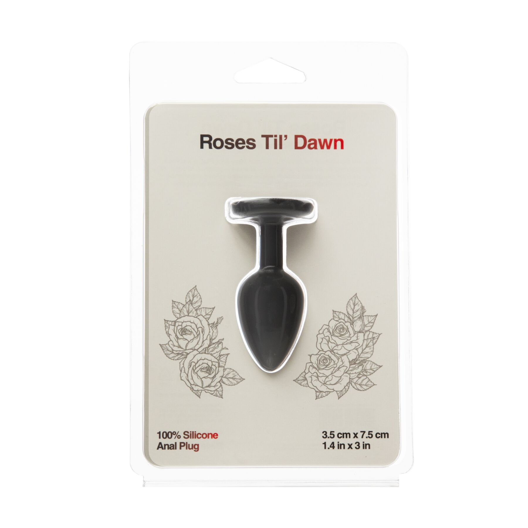 ����������� �������� ������ � ������� BMS Roses Til Dawn Silicone Anal Plug, ������