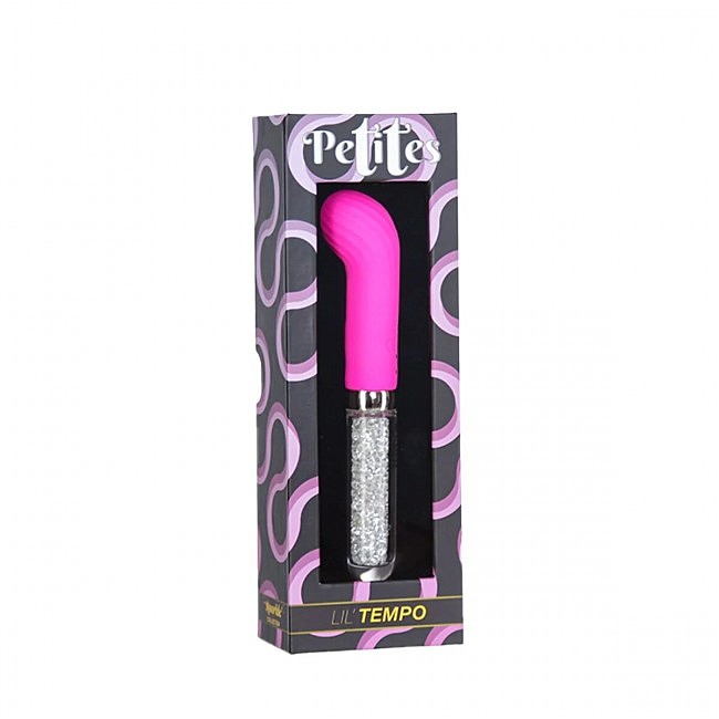 	�������� ��� ����� G Petites Lil Tempo Vibrator Fuchsia, 10 ������� ��������, 15,2 � 2,5 ��